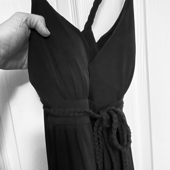 SOLD Dress Barn black maxi dress, size 4 - Picture 4 of 6